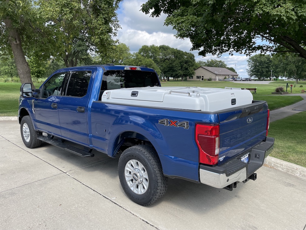 New 2022 Ford F-250 Crew Cab Short Bed equipped with Bowie Cobalt 6 Mobile Vet Clinic